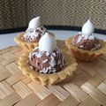 Mini bouchée sablée coco chocolat