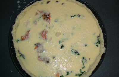 Quiche jambon épinards