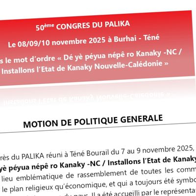 Retrouvez la motion de politique générale du 50e Congrès du Palika