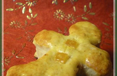 Gingerbread man scones, ou les scones de Noël