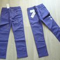 lot 2 pantalon violet neufs lisa rose en 8A : 12euros le lot