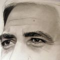 George Clooney portrait en progression 