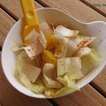 Salade d'endives et de mangue