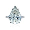 A 7.49 carat diamond and diamond ring, by Tiffany & Co.