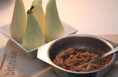 Poire confite et spéculoos