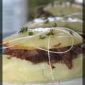 P'tites pommes de terre farcies au confit de canard