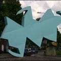 Rond-point à Groningen (Pays-Bas)