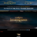 Ouverture du site officiel de Breaking Dawn Part 2