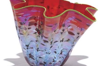 Dale Chihuly, “Macchia”, “Seaform”, “Persian” & “Venetian” vase