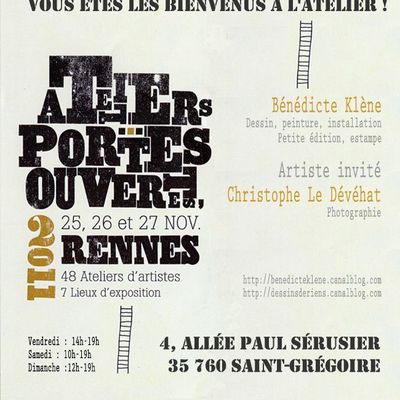 Invitation aux Ateliers Portes Ouvertes