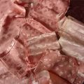 1822 Lot de satin rose ancien pour lingerie - colori rose