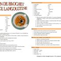 Recette : Pain de Brochet Sauce langoustine