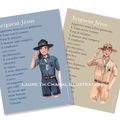 Cartes prière scoute version guide ou scoute
