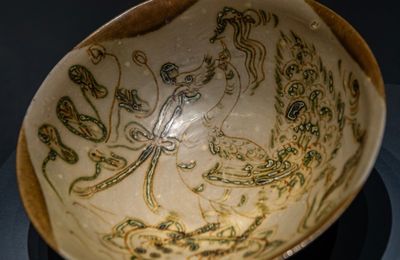Celadon Bowl, Changsha Ware, Tang Dynasty (618-907)