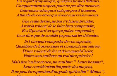 C'est de rester vous-même !