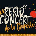 SOIRE RESTO-CONCERT DE LA CHAPELLE VENDREDI 7 FEVRIER....