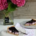 Cheesecake au mascarpone et confiture de myrtilles