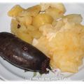 Boudin noir aux pommes de terre Cookéo