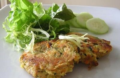 Croquettes de thon et légumes, version sans gluten