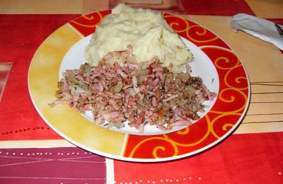 Lardons / purée maison