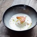 Oeuf parfait, crème de parmesan