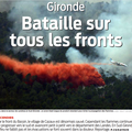 Incendies en Gironde