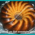 Gâteau au lait concentré sucré