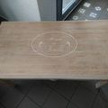 Une table relookée 