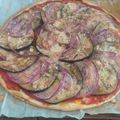 Tarte fine à l'aubergine 