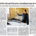 CIDRE NORMAND: la qualité est au rendez-vous. Il faudrait seulement que les Normands s'en aperçoivent enfin!