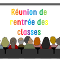 La réunion de rentrée des classes