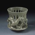 Incense burner, glazed stoneware, Yaozhou ware, China, Northern Song dynasty (1000-1127)