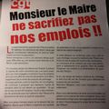 Les halles d'Auchan: monsieur le maire ne sacrifiez pas nos emplois!!! La Bourse du travail vivra!
