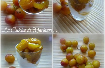 Verrine de Mirabelles