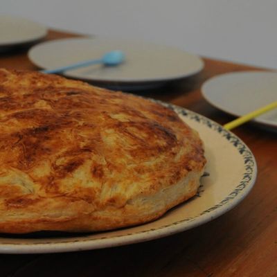 Une galette aux pommes