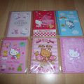 Petits carnets à spirales Hello Kitty ( 2 )