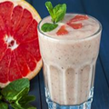 Smoothie banane et pamplemousse