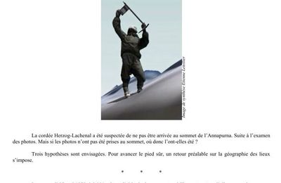Annapurna 1950 : où ont été prises les photos d'Herzog ?
