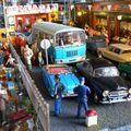 nouveau diorama, "embouteillage à la foire d'automne"