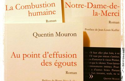 LA COMBUSTION HUMAINE/NOTRE-DAME-DE-LA-MERCI/AU POINT D'EFFUSION DES ÉGOUTS - QUENTIN MOURON