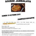 CHAMPEAUX SUR SARTHE - Soirée jambalaya