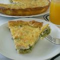 Quiche au Poulet Grillé et aux Épinards