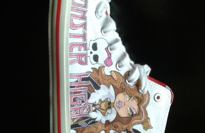 Chaussure Custom Monster High ( Annaëlle )