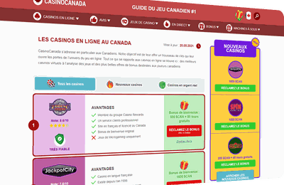 Gaming : CasinoCanada.com devient disponible pour les joueurs francophones