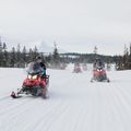 Un peu de motoneige en Laponie