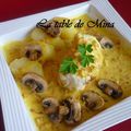 Pavés de lotte, sauce au safran