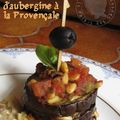 Millefeuille d'aubergine à la Provençale