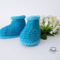 Chaussons turquoise