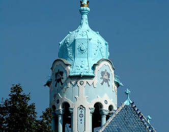 J'aime bien aussi la petite église bleue: