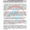 EXTRAIT DE LA COMMUNICATION DU PRÉSIDENT NATIONAL DE UNITÉ DE VALEURS «DU 04 FÉVRIER 2020 » (03)